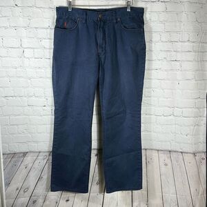 Polo Ralph Lauren Navy Blue Pants Khaki Chino size 36x30 100% Cotton